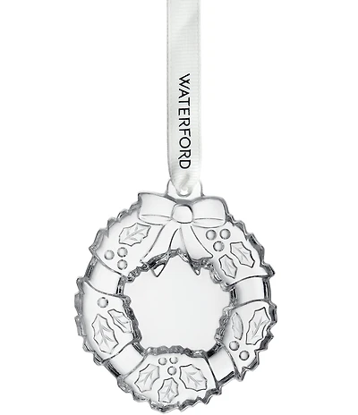 Waterford Mini Wreath Crystal Ornament