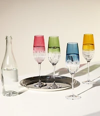 Waterford Mixology Colour Flute Glasses, Set of 4