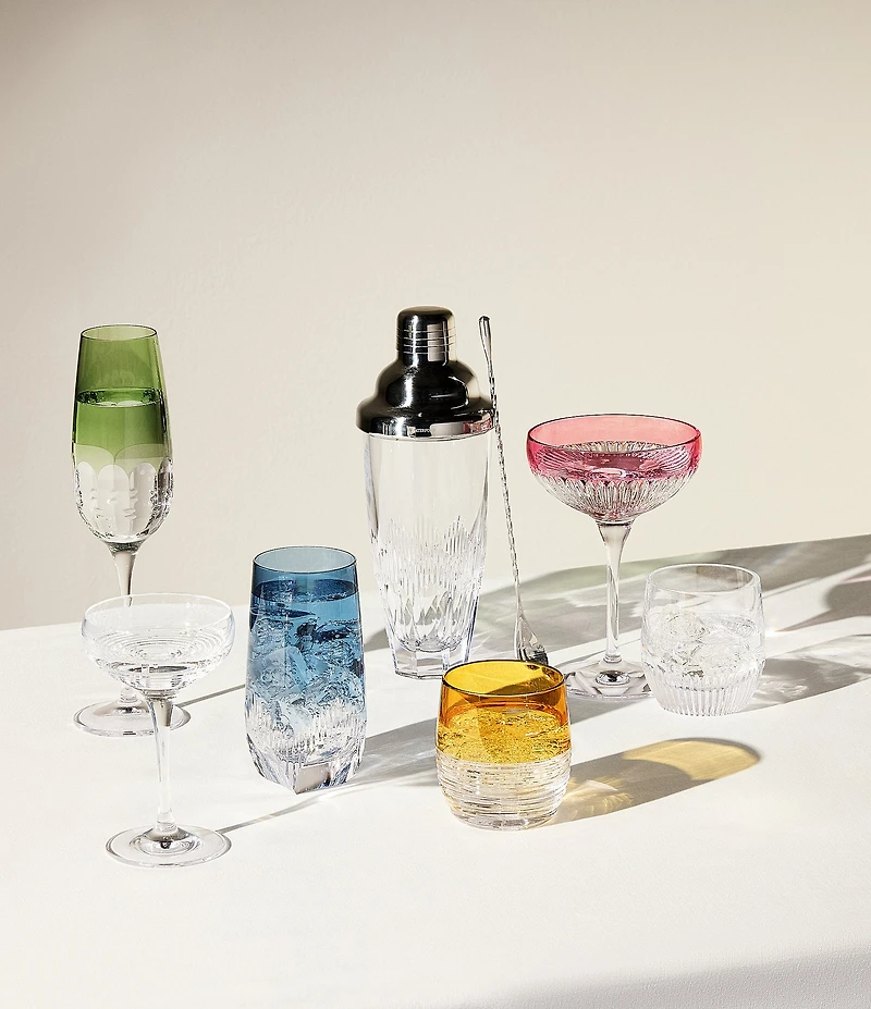 Waterford Mixology Colour Flute Glasses, Set of 4