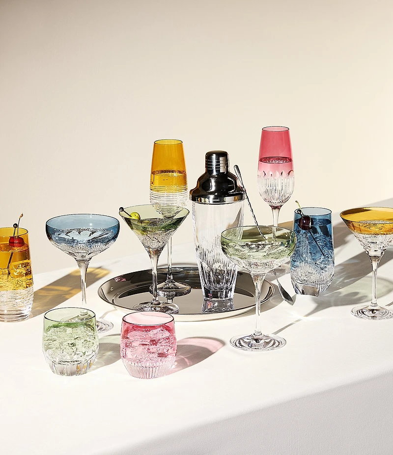 Waterford Mixology Colour Flute Glasses, Set of 4