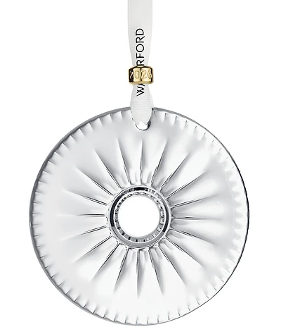 Waterford New Year Firework Disc Crystal Ornament