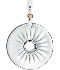 Waterford New Year Firework Disc Crystal Ornament