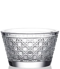 Waterford Opulence Irish Basket Weave Crystal Bowl