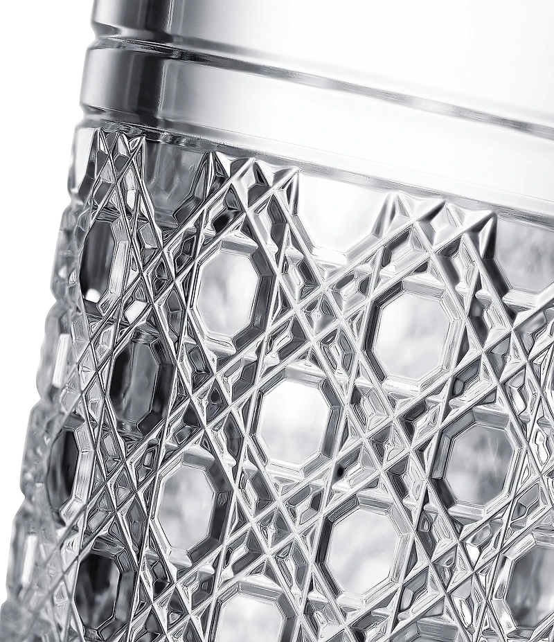 Waterford Opulence Irish Basket Weave Crystal Vase