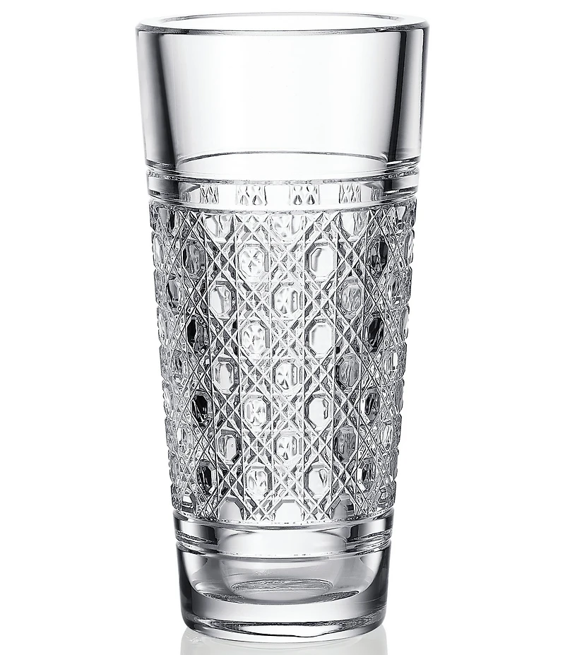 Waterford Opulence Irish Basket Weave Crystal Vase