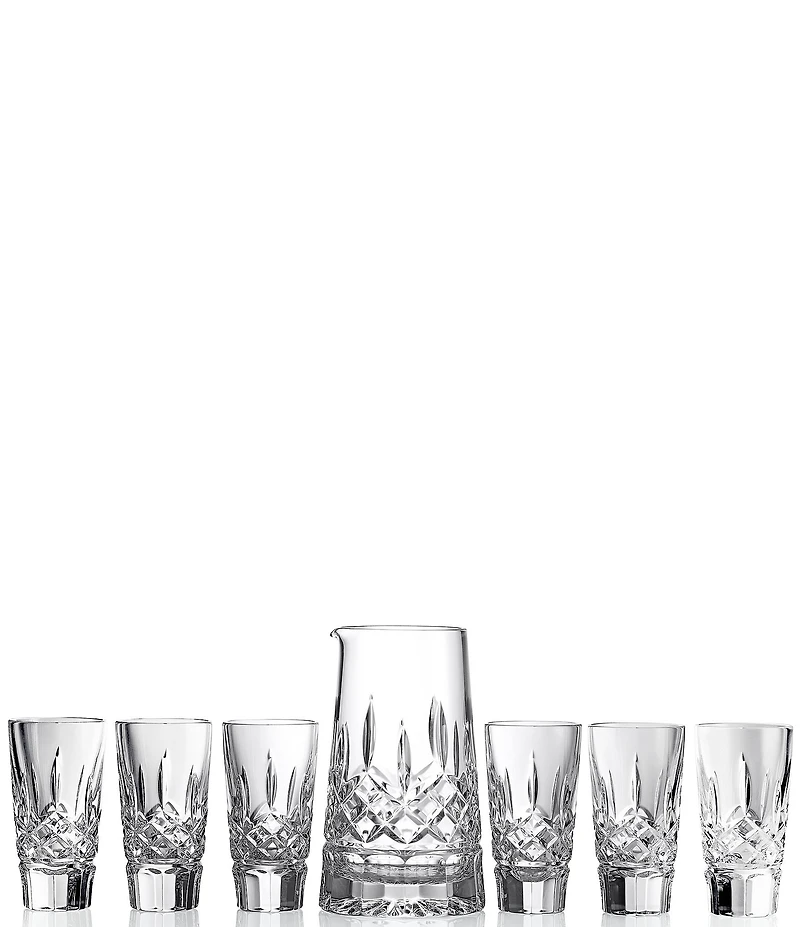 Waterford Pitcher & Shot Glasses, Set of 7