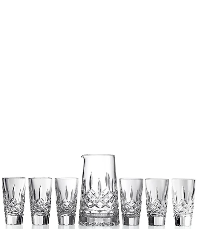 Waterford Pitcher & Shot Glasses, Set of 7