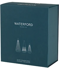 Waterford Crystal Standing Trees, Set of 3