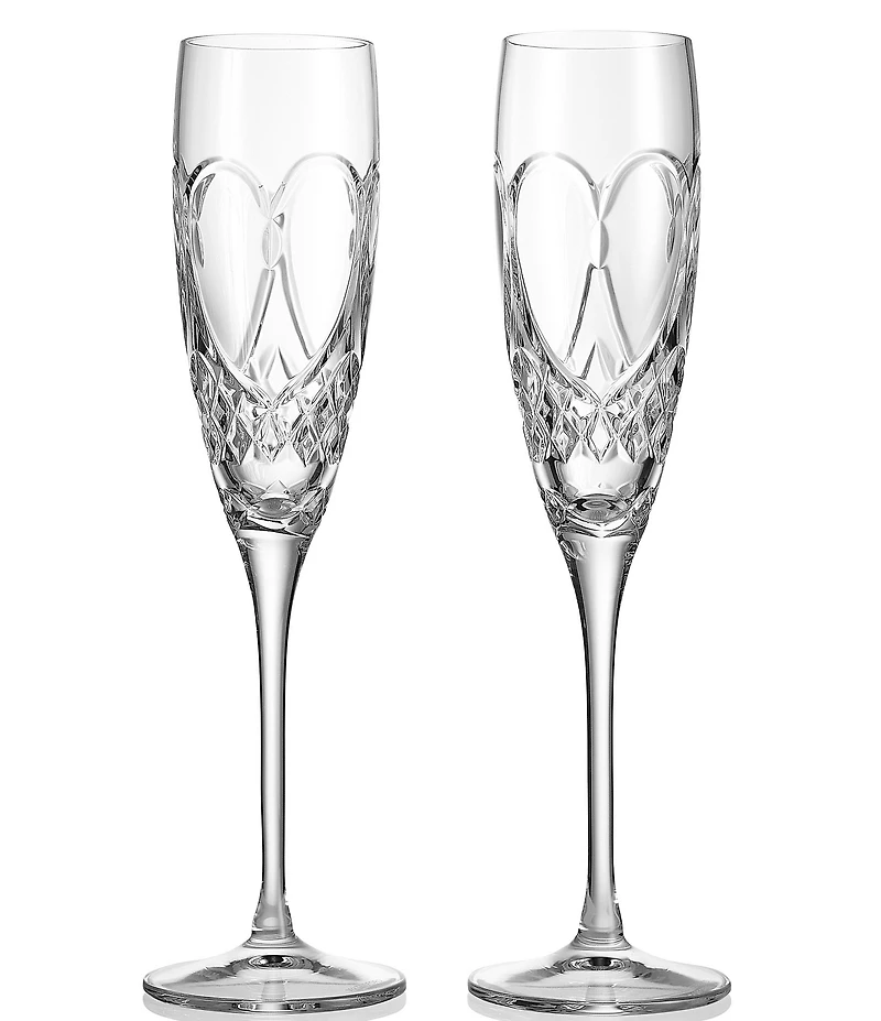 Waterford Wedding True Love Toasting Flute 7floz, Set of 2