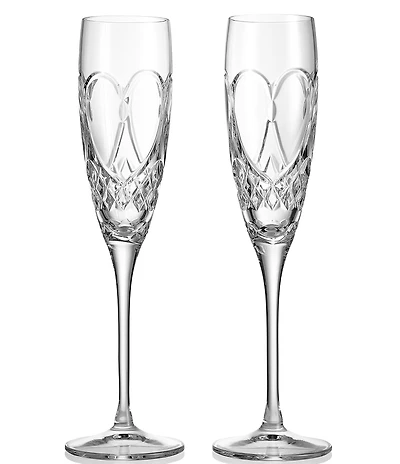 Waterford Wedding True Love Toasting Flute 7floz, Set of 2