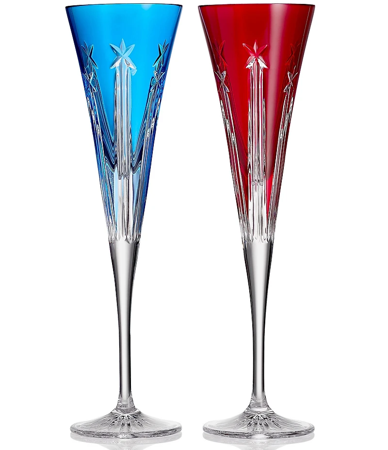 Waterford US250 Collection Flute Colour, Set of 2