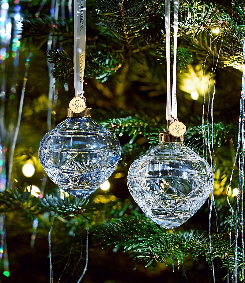 Waterford Winter Wonders Snowflakes Bauble Crystal Ornament