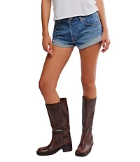 We The Free Cali Cuffed Hem Mid Rise Denim Shorts