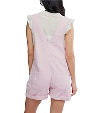 We The Free Jude Shortall Square Neck Sleeveless Denim Romper