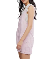 We The Free Jude Shortall Square Neck Sleeveless Denim Romper