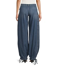 We The Free Lotus Mid Rise Balloon-Style Cinched Ankle Denim Jeans