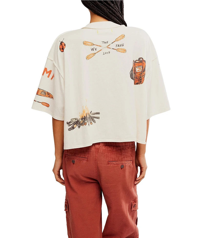 We The Free Mountain View Crew Neck Short Sleeve Graphic Tee