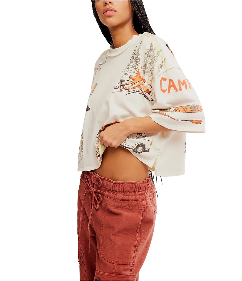 We The Free Mountain View Crew Neck Short Sleeve Graphic Tee