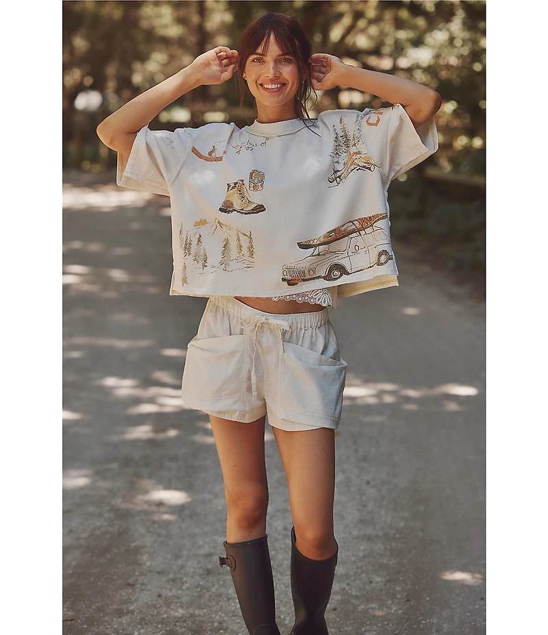 We The Free Mountain View Crew Neck Short Sleeve Graphic Tee