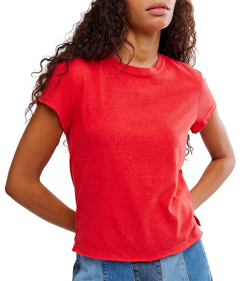 We The Free Nova Crew Neck Short Sleeve Baby Tee