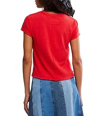 We The Free Nova Crew Neck Short Sleeve Baby Tee