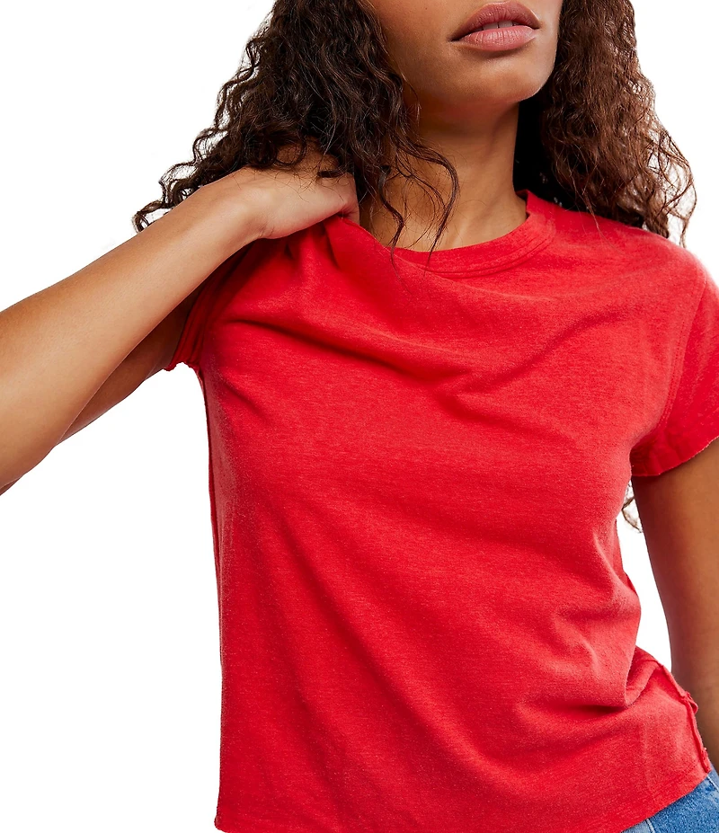 We The Free Nova Crew Neck Short Sleeve Baby Tee