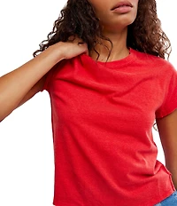 We The Free Nova Crew Neck Short Sleeve Baby Tee