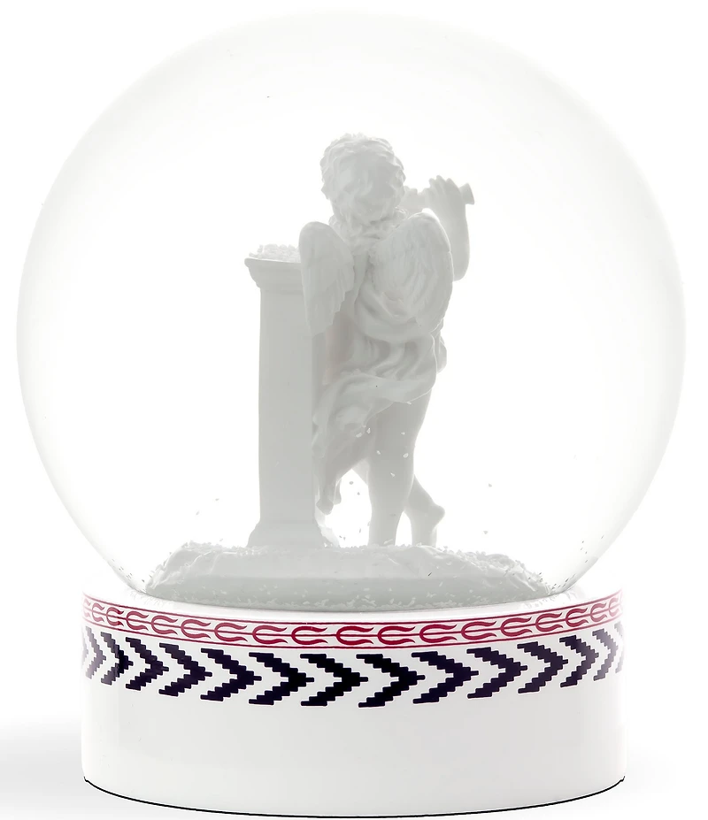Wedgwood Christmas Cherub Snow Globe