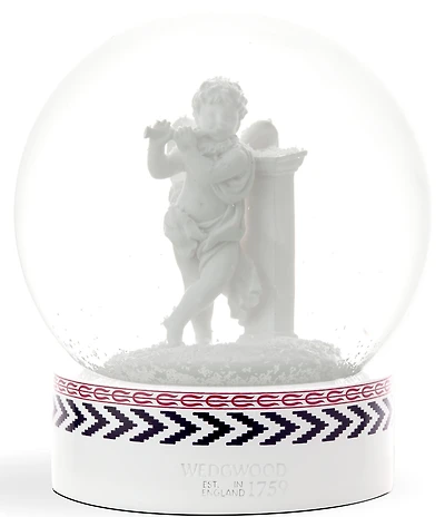 Wedgwood Christmas Cherub Snow Globe