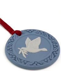 Wedgwood Jasper Blue & White Dove Ornament