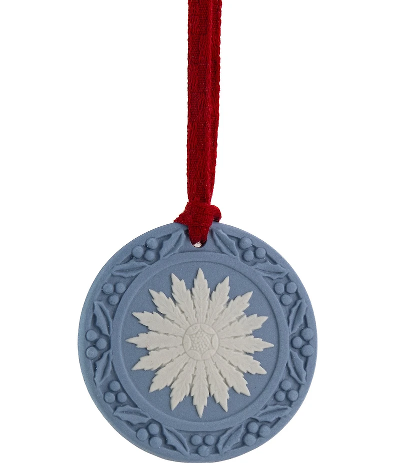 Wedgwood Jasper Flower Ornament