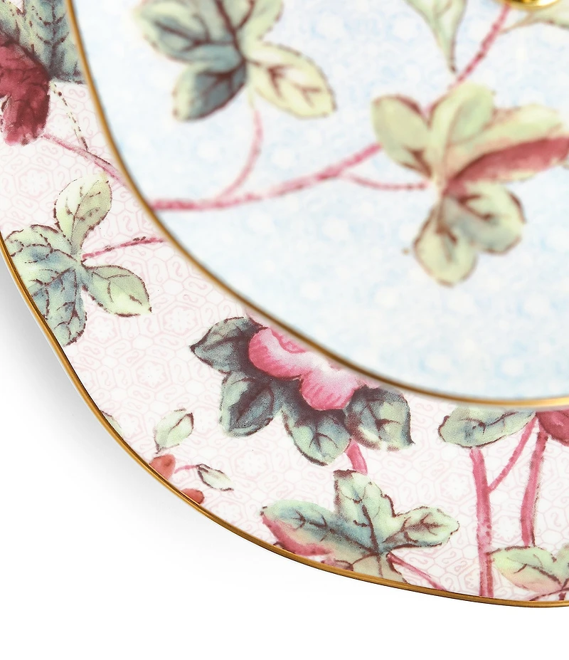 Wedgwood Cuckoo Bird Floral Collection 2-Tier Cake Stand