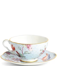 Wedgwood Cuckoo Collection Blue Teacup & Saucer
