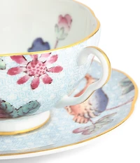 Wedgwood Cuckoo Collection Blue Teacup & Saucer