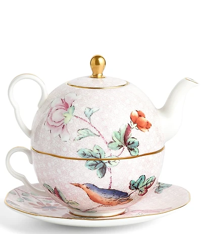 Wedgwood Cuckoo Collection Floral Tea For One