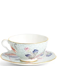 Wedgwood Cuckoo Collection Green Teacup & Saucer