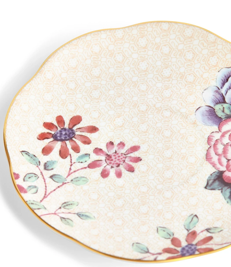 Wedgwood Cuckoo Collection Peach Teacup & Saucer Set