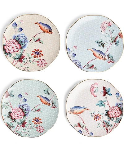 Wedgwood Cuckoo Collection Tea Plates, Set of 4