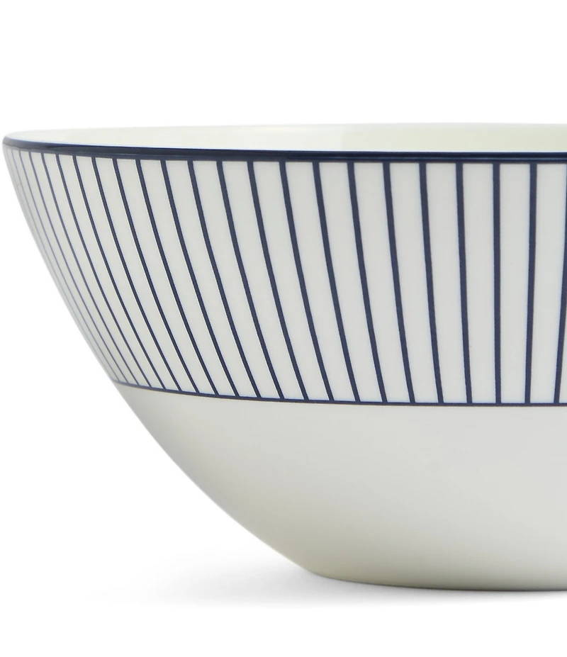 Wedgwood Gio Blue Collection Pinstripe Cereal Bowl
