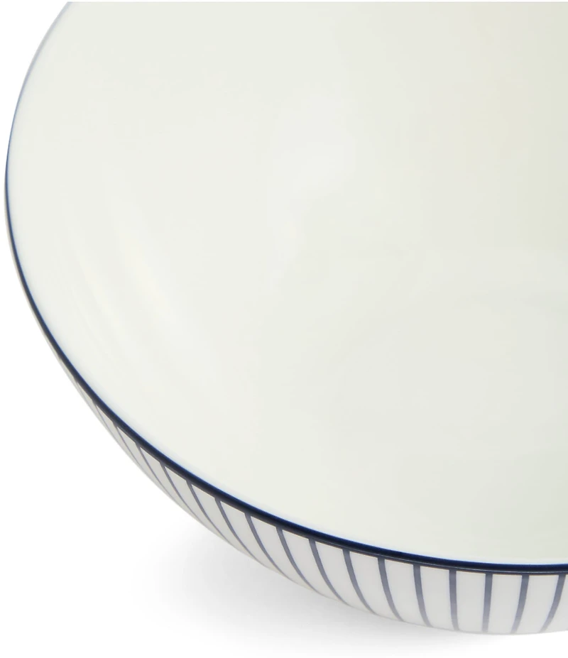 Wedgwood Gio Blue Collection Pinstripe Cereal Bowl