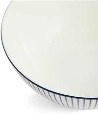 Wedgwood Gio Blue Collection Pinstripe Cereal Bowl