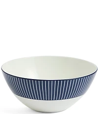 Wedgwood Gio Blue Collection Pinstripe Cereal Bowl