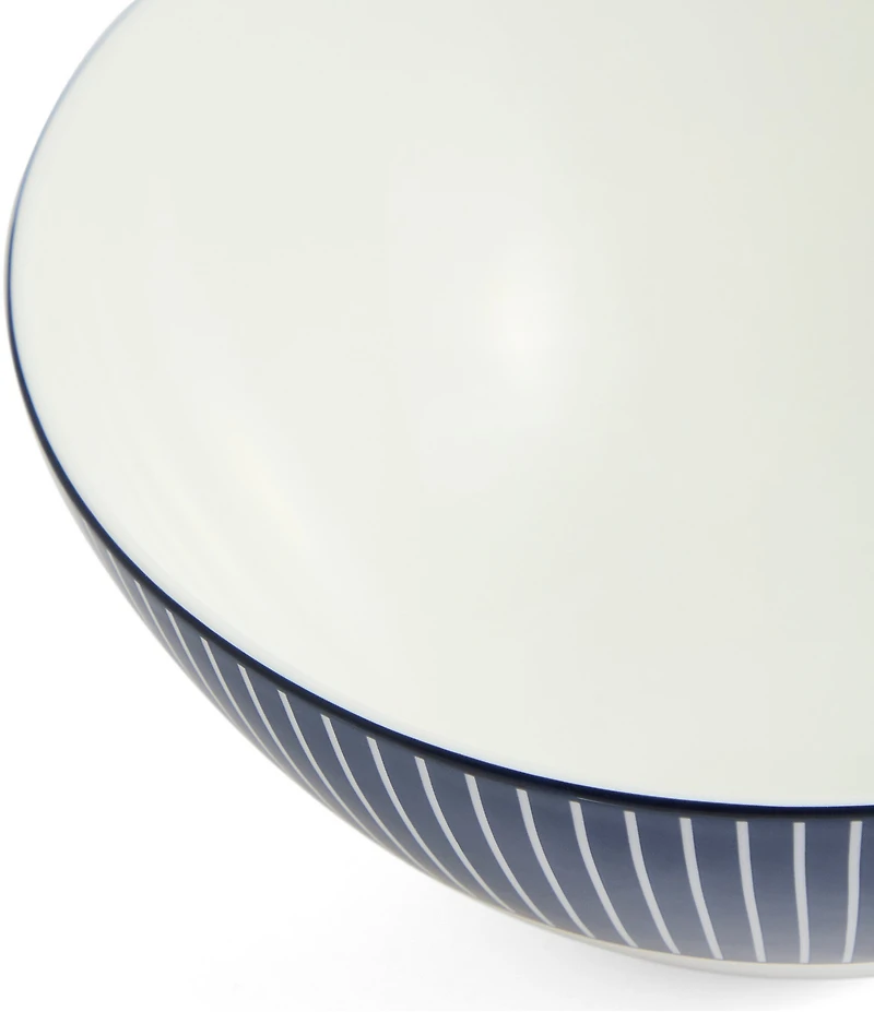 Wedgwood Gio Blue Collection Pinstripe Cereal Bowl