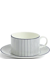 Wedgwood Gio Blue Collection Pinstripe Teacup Saucer
