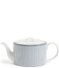 Wedgwood Gio Blue Collection Pinstripe Teapot