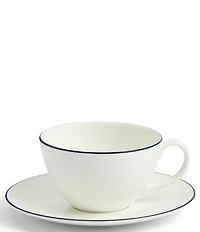 Wedgwood Gio Blue Collection Teacup & Saucer Set