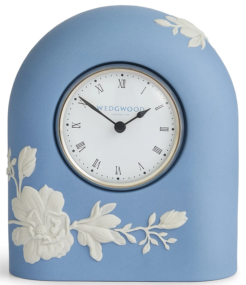 Wedgwood Magnolia Blossom Collection Mantel Clock