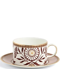Wedgwood Red Splendour Teacup & Saucer Set