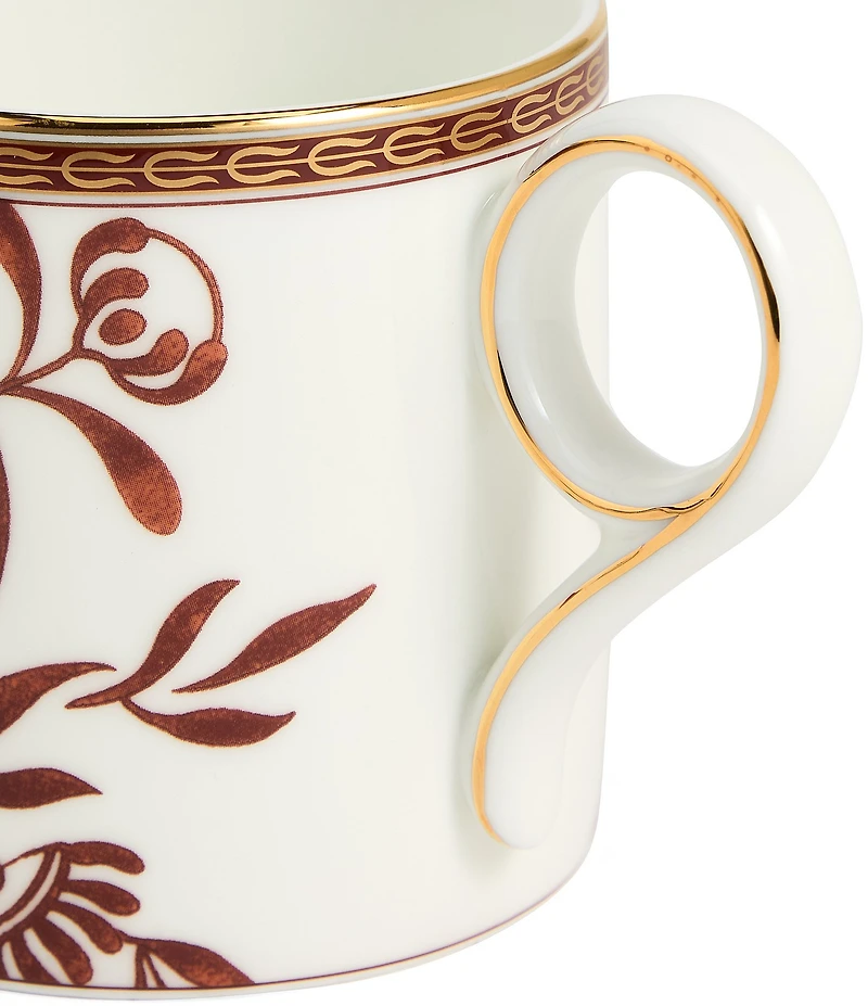 Wedgwood Red Splendour Mistletoe Design Coffee Mug