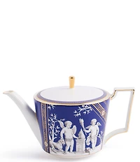 Wedgwood Renaissance Collection Teapot and Teacup Saucer, Set of 2